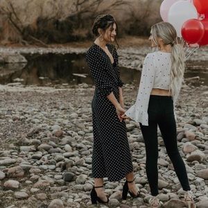 Polka dot jumpsuit